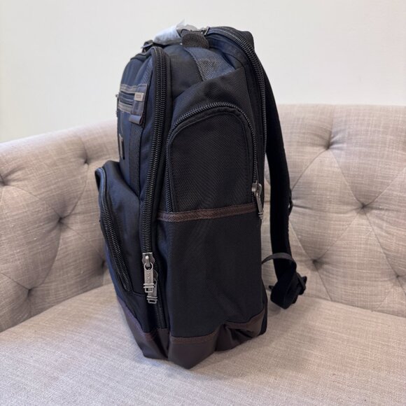 Tumi Alpha Bravo Kingsville Deluxe Backpack in Hickory - black - Picture 2 of 10